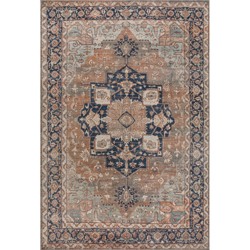 Maris Ornate Medallion Washable Area Rug